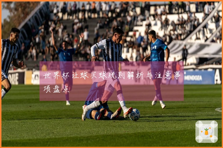 世界杯让球买球规则解析与注意事项盘点