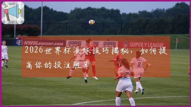 2026世界杯滚球技巧揭秘，如何提高你的投注胜率
