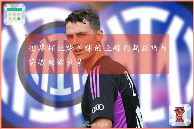 世界杯让球买球的正确判断技巧与实战经验分享